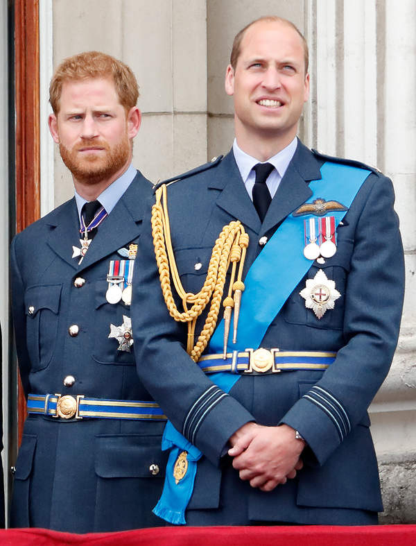 Imiona członków brytyjskiej rodziny królewskiej: Harry i William