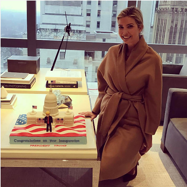 Ivanka Trump z tortem