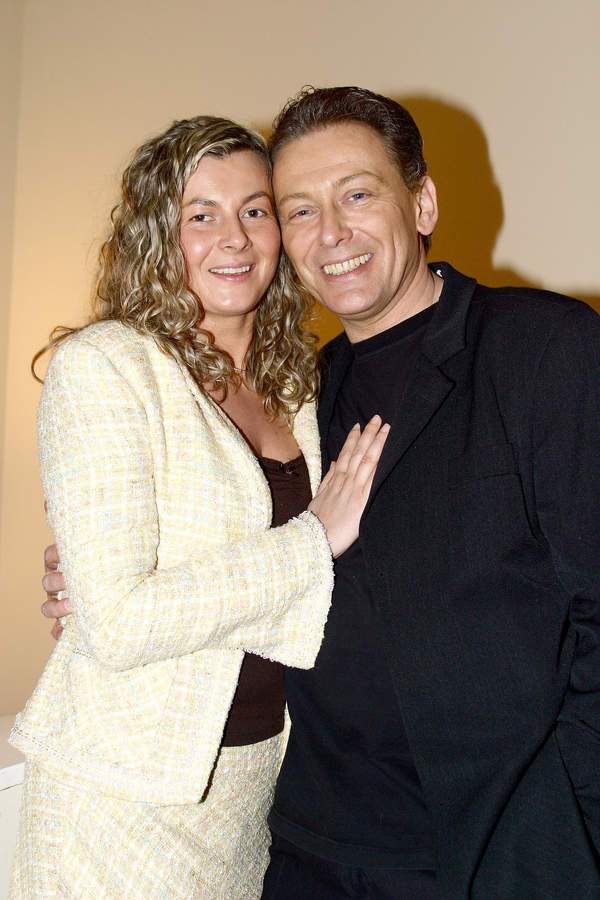 Jacek Borkowski z żoną Magdą, marzec 2006