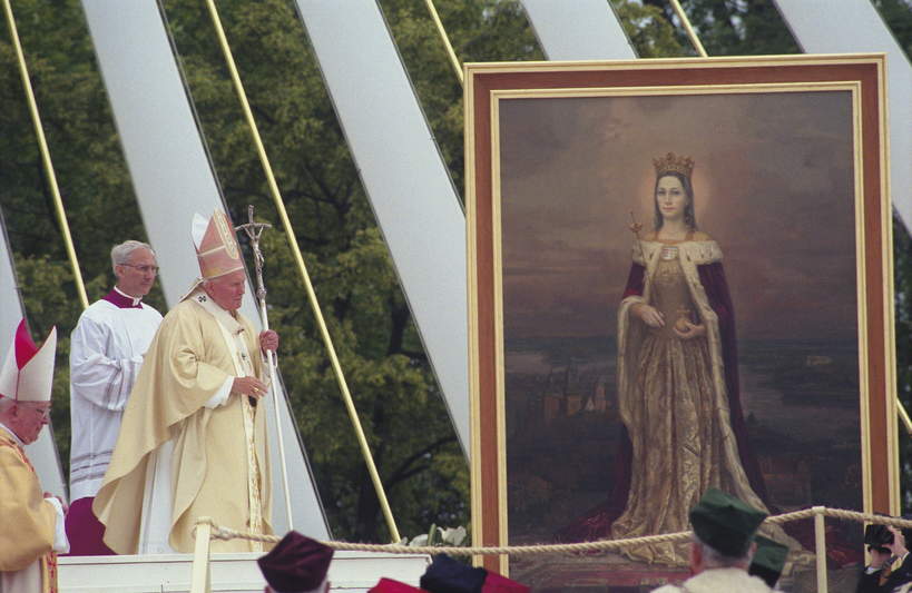 Jan Paweł II  kanonizacja Jadwigi