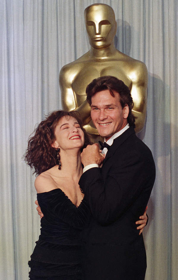 Jennifer Grey i Patrick Swayze. 11.04.1988. Oscary