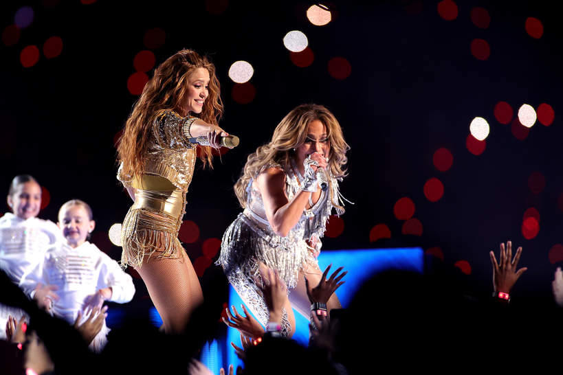 Jennifer Lopez, Shakira, Super Bowl 2022