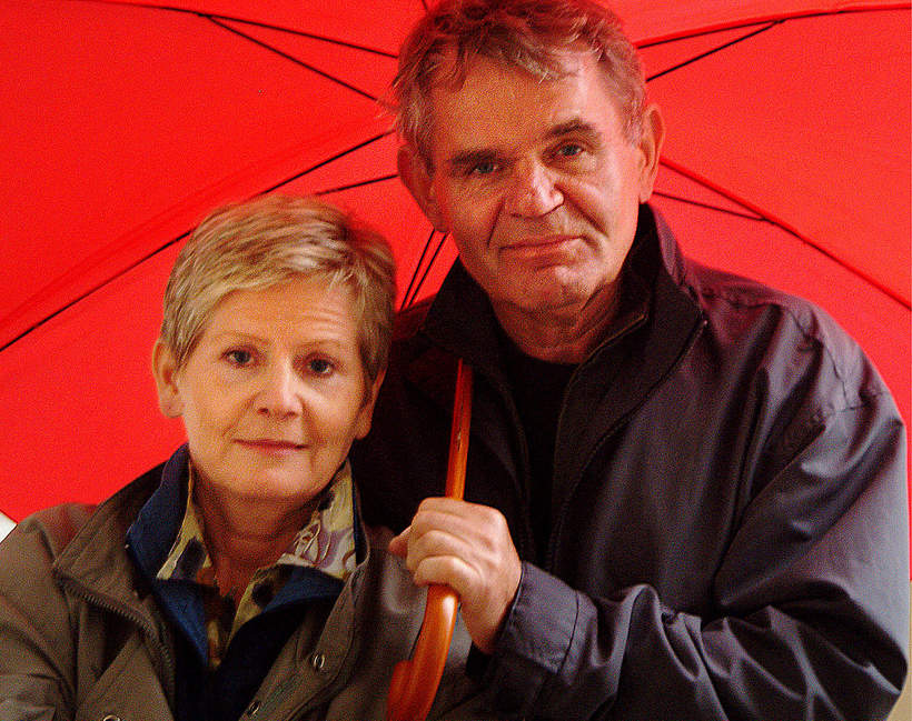 Jerzy Janeczek z żoną, Emilią Janeczek, Warszawa 29.08.2006