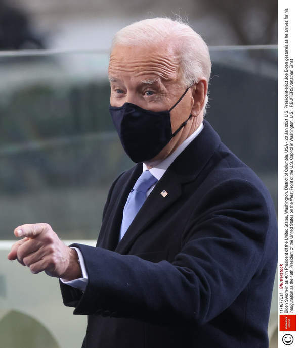 Joe Biden, zaprzysiężenie 2021