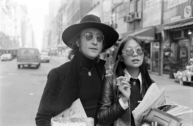 John Lennon, May Pang, 17.10.1974 rok