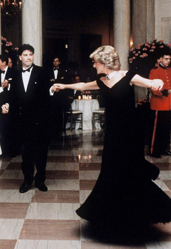 John Travolta, księżna Diana