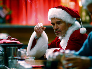 kadr z filmu Zły Mikołaj, Bad Santa. Billy Bob Thornton