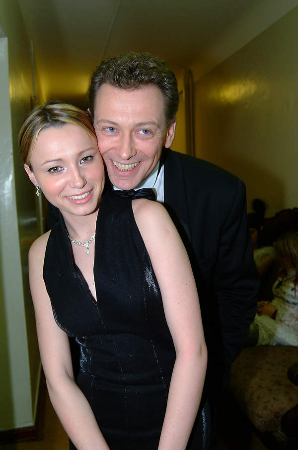Karolina Borkowska z tatą 2003