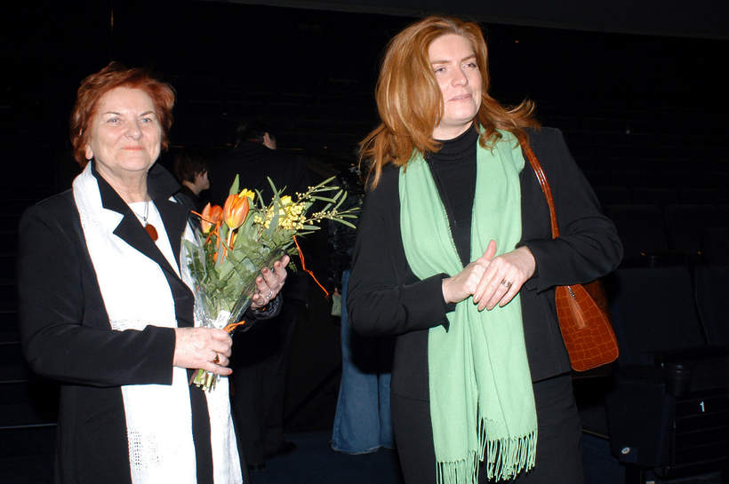 Katarzyna Dowbor z mamą, 21 marca 2005