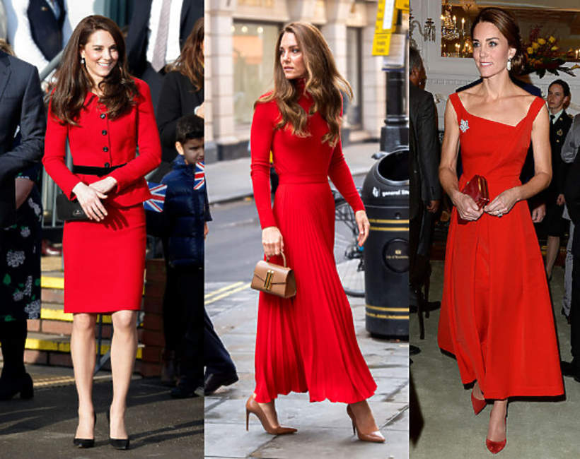 Kate w czerwieni