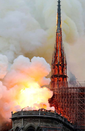 Katedra Notre Dame pożar