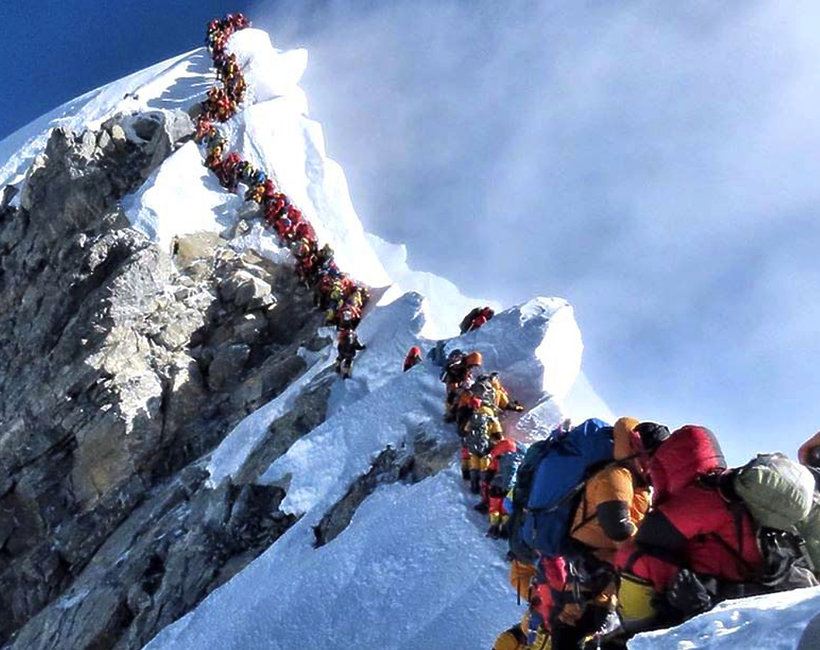 kolejka na Mount Everest
