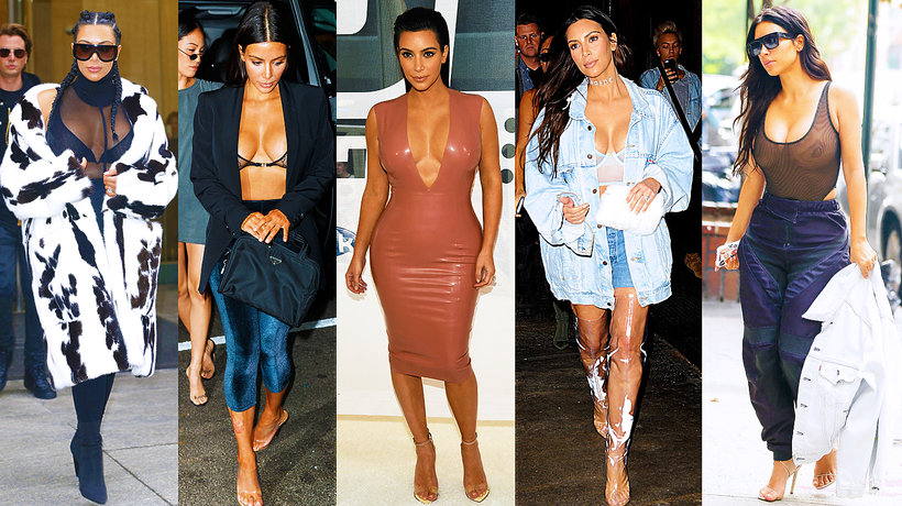 Kontrowersyjne stylizacje Kim Kardashian