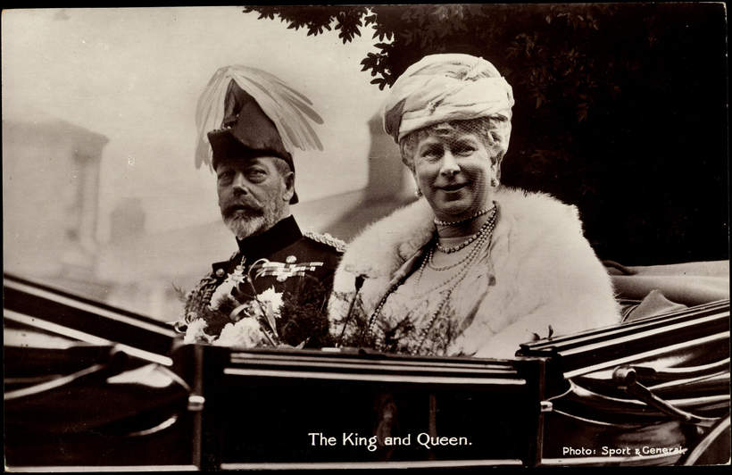 Król George V., Królowa Mary, Maria Teck