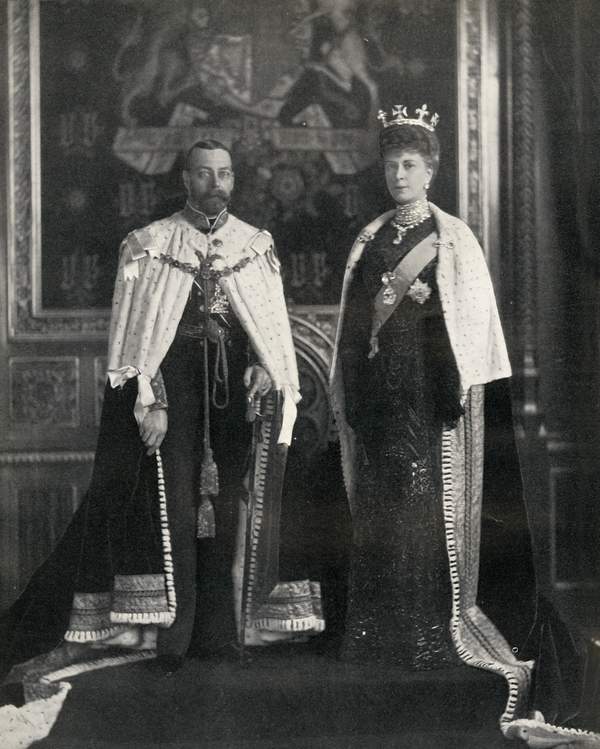 Król Jerzy V, królowa Maria, 1911 rok