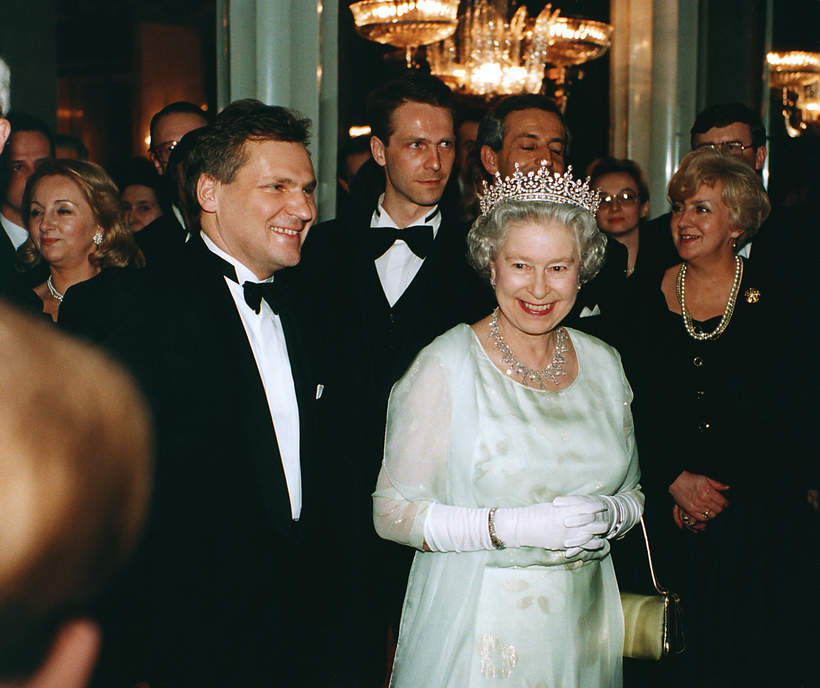 Królowa Elżbieta II, Aleksander Kwaśniewski, 1996