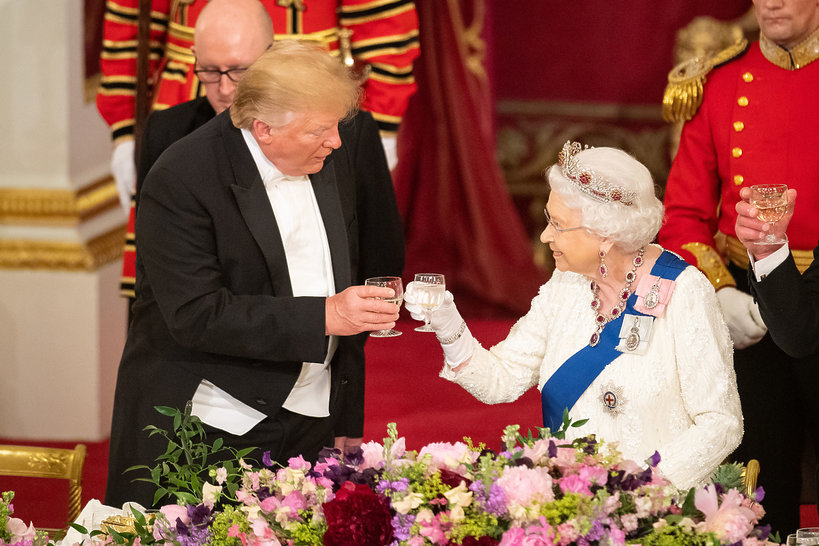 królowa Elżbieta II, Donald Trump