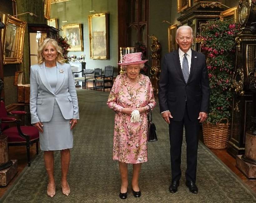królowa Elżbieta II, Joe Biden wpadka