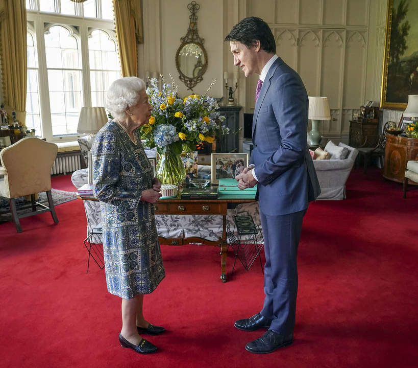 Królowa Elżbieta II, Justin Trudeau