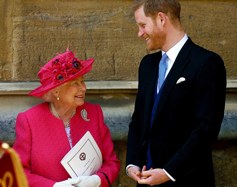 Królowa Elżbieta II, książę Harry