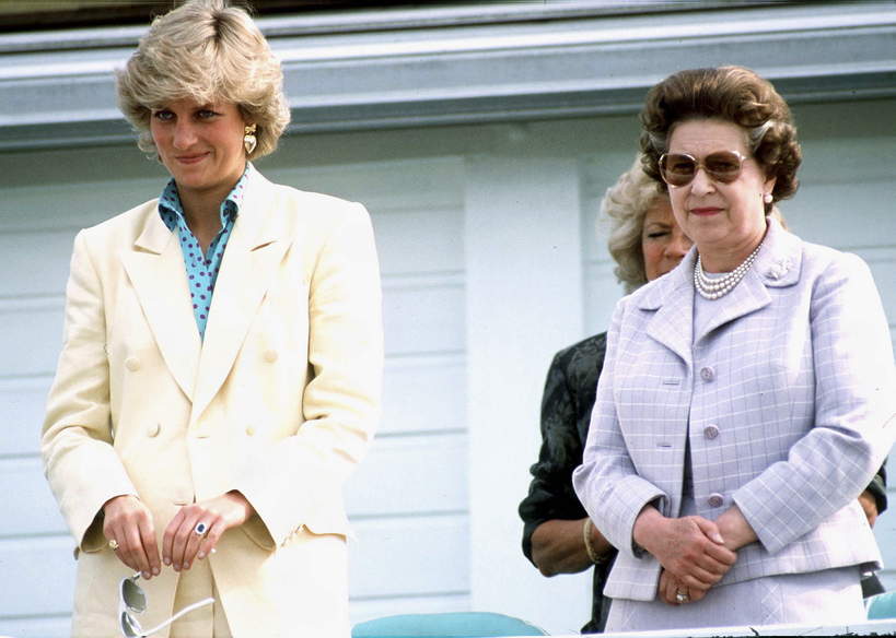 Królowa Elżbieta II, księżna Diana, May 31, 1987