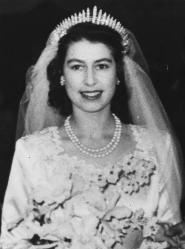 Królowa Elżbieta II portret ślubny