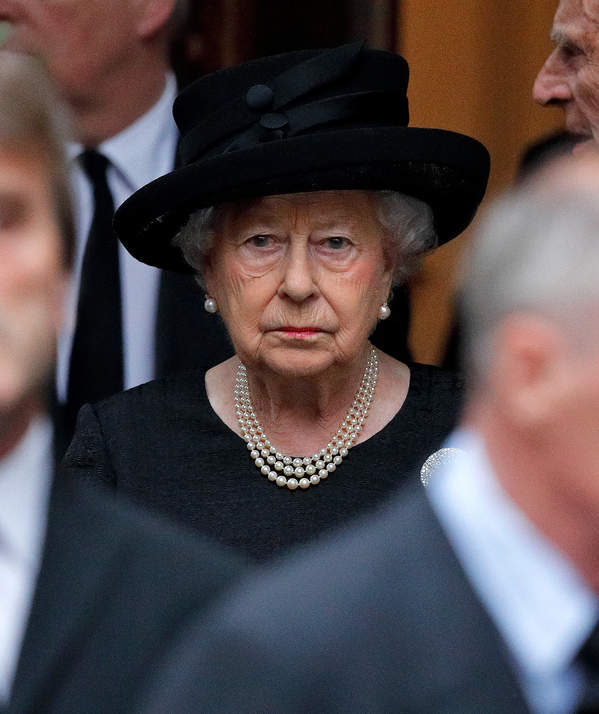 Królowa Elżbieta II żałoba