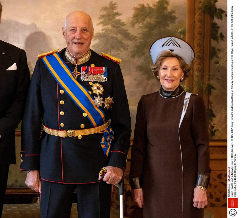 Królowa Sonja, Król Harald, Królewska para Norwegii,2021 rok