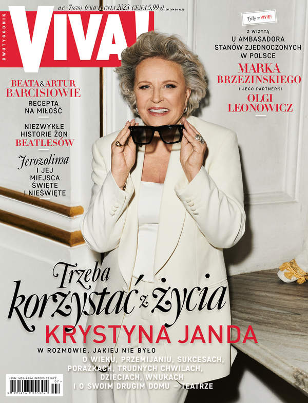 Krystyna Janda, Viva! 7/2023 okładka