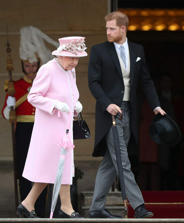 książę Harry, królowa Elżbieta II, 2019