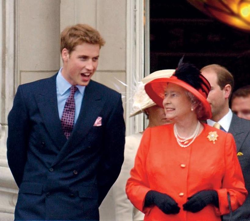 Książę William, Królowa Elżbieta II