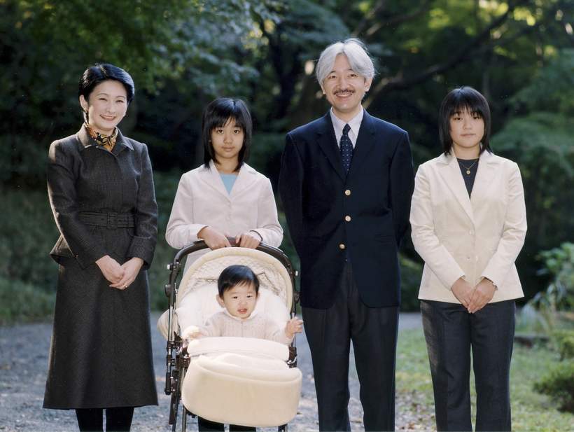 Książęca para Japonii z dziećmi, 2007 rok
