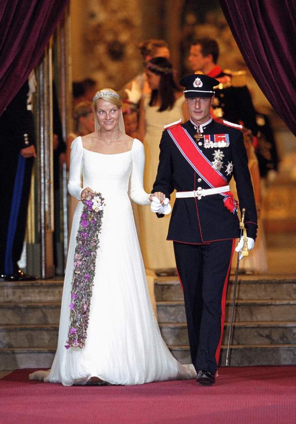Książę Haakon, księżna Mette-marit ślub 