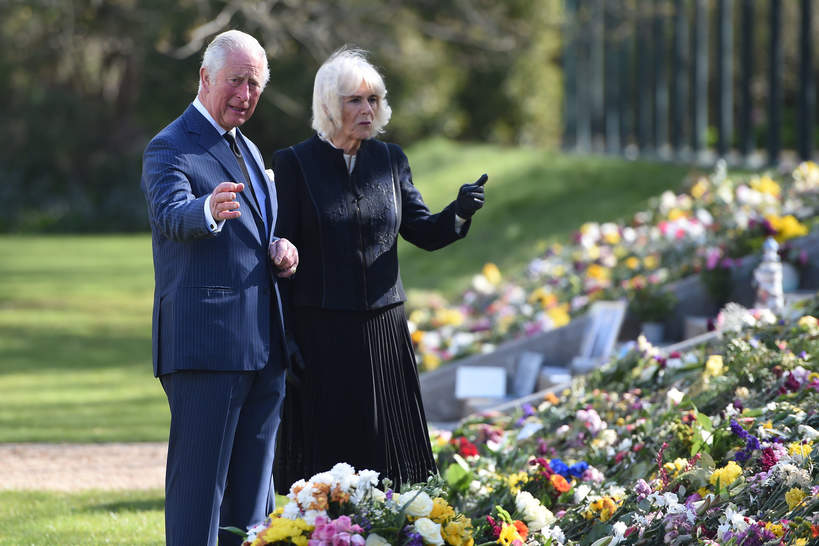 książę Karol, księżna Camilla w żałobie
