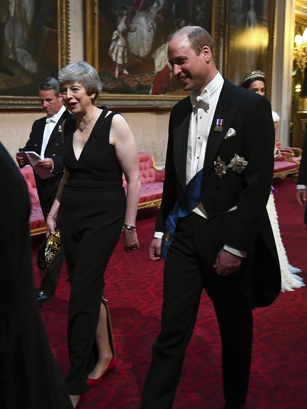 książę William, Theresa May 