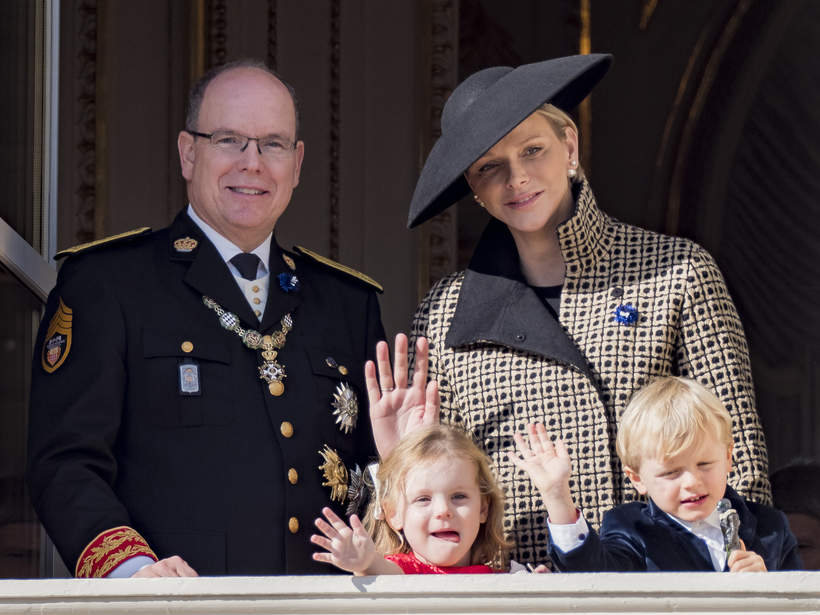 Księżna Charlene z dziećmi