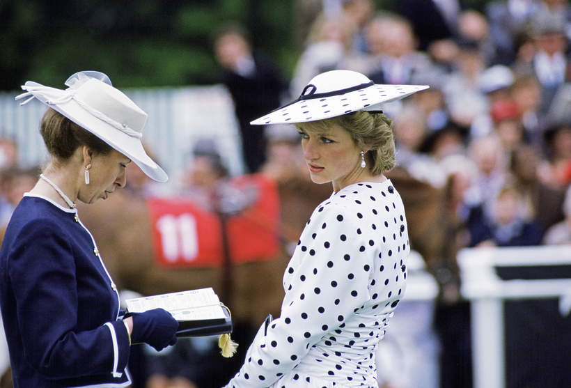księżna Diana i księżniczka Anna