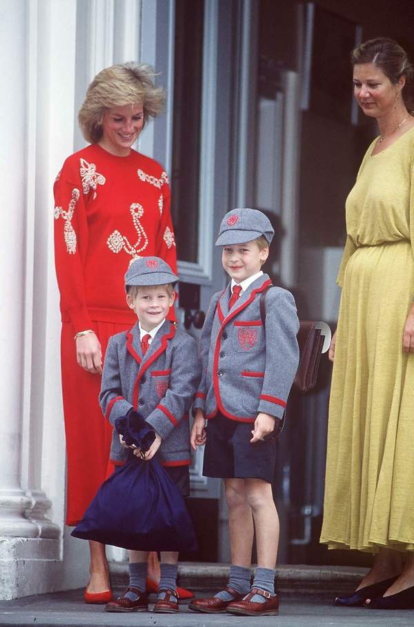 Księżna Diana, książę William, książę Harry