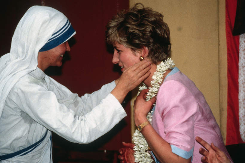 Księżna Diana, Matka Teresa z Kalkuty