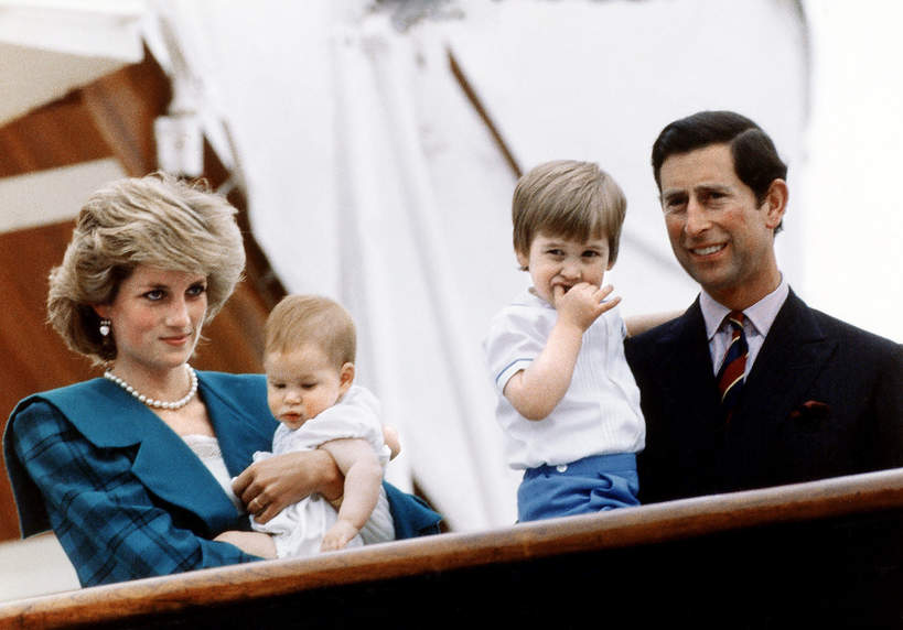 księżna Diana z dziećmi