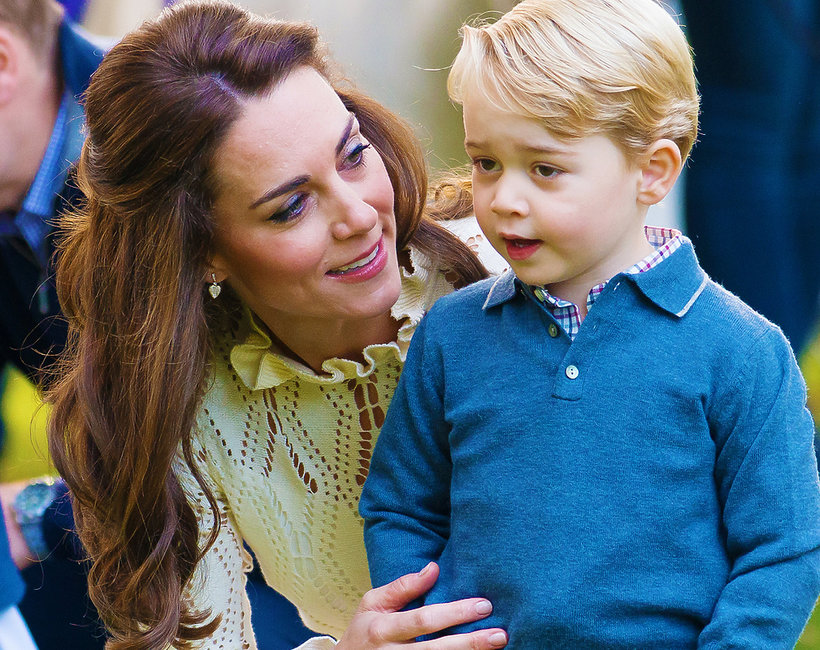 Księżna Kate i książę George