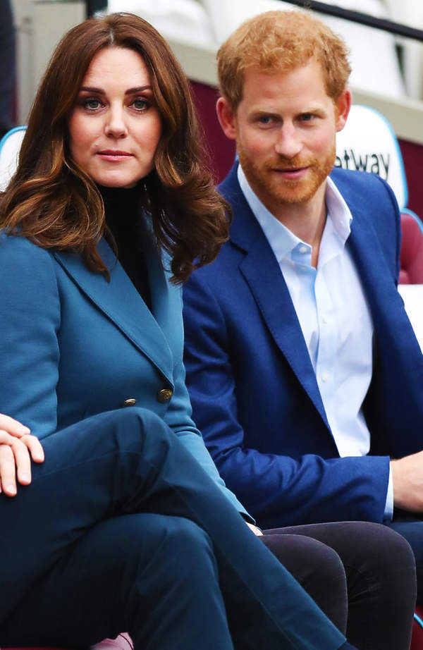 Księżna Kate, książę Harry