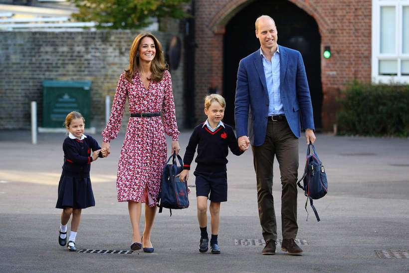 Księżna Kate, książę William, George, Charlotte