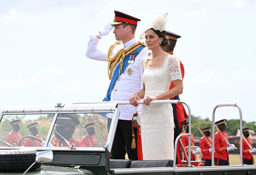 Księżna kate, książę william, podróż do Belize, na Jamajkę i na Bahamy, 24.03.2022 rok