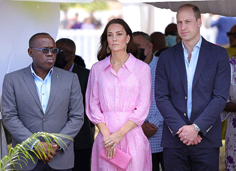 Księżna kate, książę william, podróż do Belize, na Jamajkę i na Bahamy, 26.03.2022 rok