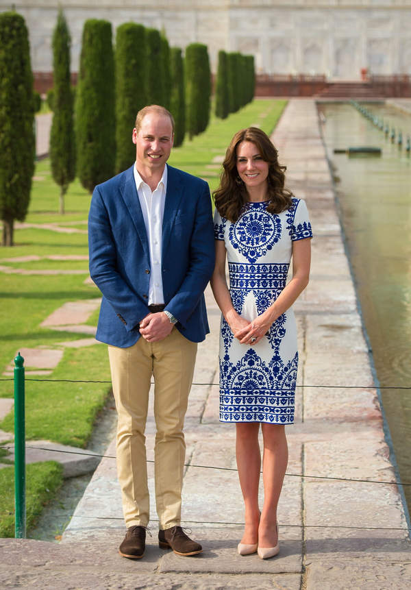Księżna Kate, książę William, Taj Mahal, 2016