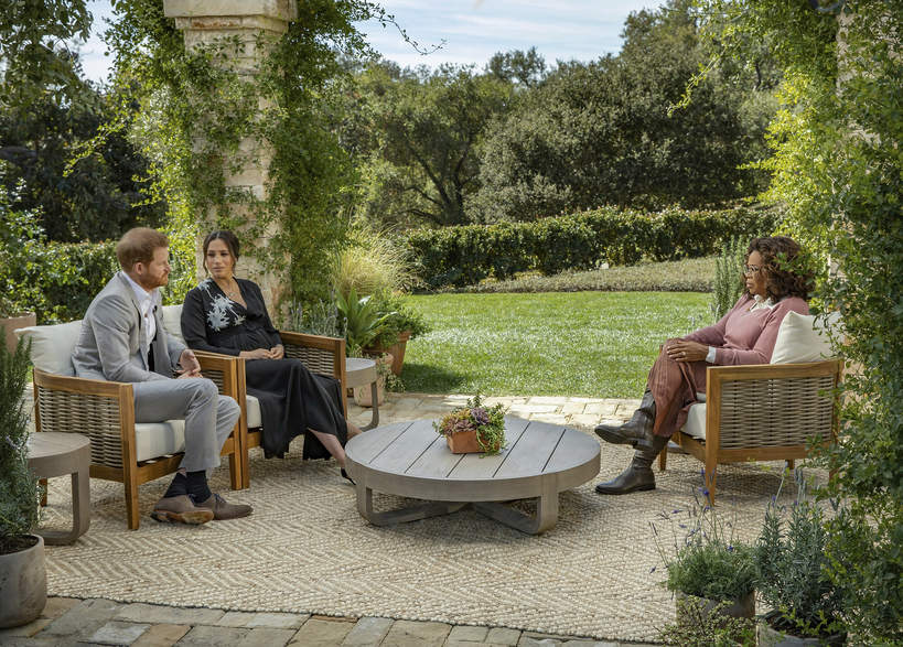 Księżna MEghan, Książę Harry, Oprah Wnfrey wywiad, 2021