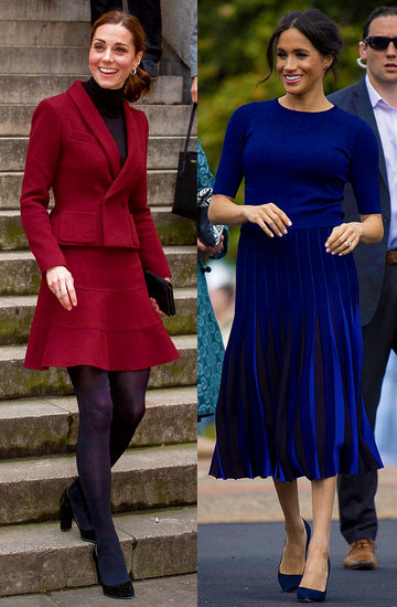 Księżna Meghan, księżna Kate, buty Meghan, buty Kate, stylizacja księżnej Meghan, stylizacja księżnej Kate