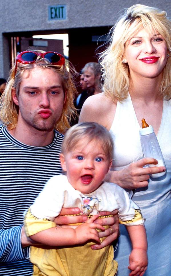 Kurt Cobain, Courtney Love, Frances Bean Cobain