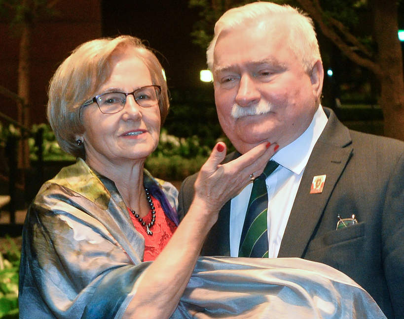 Lech Wałęsa, Danuta Wałęsa 2017